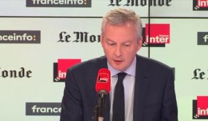 Bruno Le Maire surpris par la grève à la SNCF