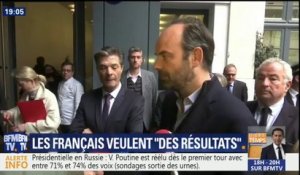 Edouard Philippe : "Les Français attendent des résultats"