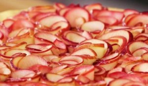Gourmand - Tarte aux pommes fleurie