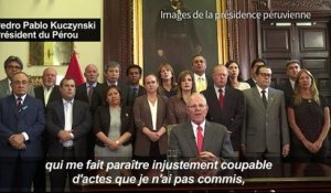 Pérou: le président Kuczynski a démissionné
