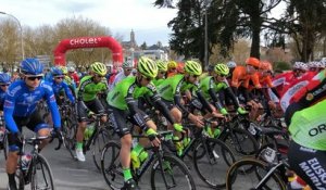 Les cyclistes en piste pour la Cholet - Pays-de-la-Loire