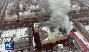 Russie: Au moins 37 personnes ont péri cette nuit dans l'incendie qui a ravagé un centre commercial fréquenté en Sibérie
