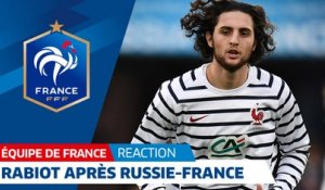 Réaction d'Adrien Rabiot après Russie-France