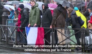 Cérémonie d'hommage national au colonel Beltrame