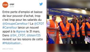 Carrefour. Une grève exceptionnelle en plein week-end de Pâques.