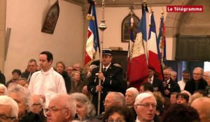 Arnaud Beltrame. Plus de 300 personnes réunies à l'église de Trédion