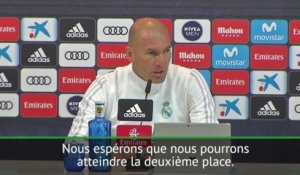 30e j. - Zidane: "Atteindre la deuxième place"