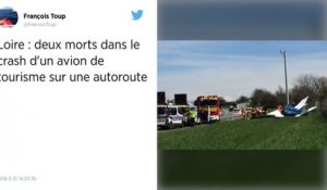 Loire. Deux morts dans le crash d'un avion de tourisme sur une autoroute.