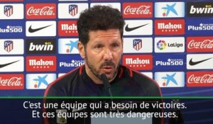 30e j. - Simeone: "Enchaîner les bons résultats"