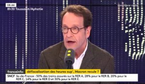 Gilles Le Gendre (député LREM) annonce que la majorité envisage de mettre en place l'exonération fiscale des heures supplémentaires en 2020 pour un coût d'environ 4 ou 5 milliards d'euros