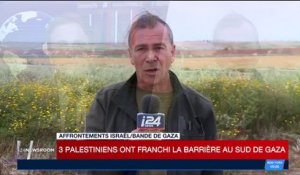 Israël: trois Palestiniens ont franchi la barrière au sud de Gaza