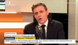 Emmanuel Macron face aux contestations : "Cette forme d'arrogance du pouvoir pourrait fédérer", estime le journaliste Matthieu Aron