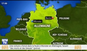 Allemagne: une camionnette a foncé dans la foule à Münster, faisant au moins trois morts