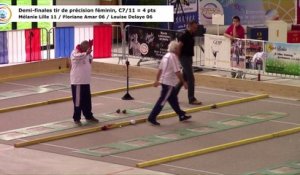 Demi-finales du tir de précision féminin, France Tirs, Coulommiers 2018