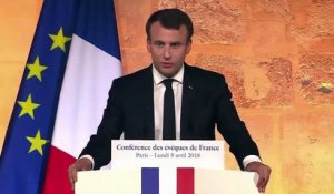 Macron veut « réparer » le lien qui « s'est abîmé » entre l'Église et l'État