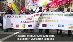 Universités: manifestation à Paris contre la "sélection" (2)