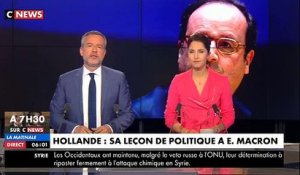 Jean-Luc Mélenchon flingue François Hollande après ses déclarations sur la politique d'Emmanuel Macron - Regardez