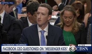 Mark Zuckerberg totalement désarçonné par une question personnelle au sénat américain