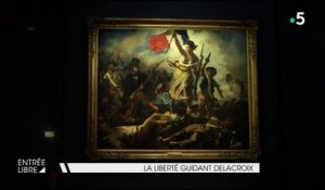 La liberté guidant Delacroix