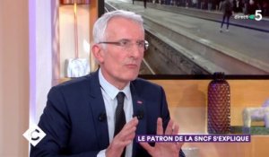 Le patron de la SNCF s'explique - C à Vous - 11/04/2018