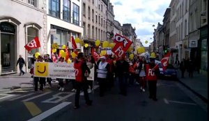 Nancy : les salariés des Pages Jaunes dans la rue