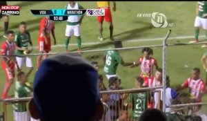 Honduras : un match de football finit en bagarre générale (vidéo)