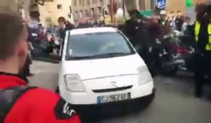 Manif 80 km/h à Aix : Un automobiliste impatient fonce dans des motards