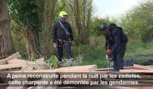 NDDL: les gendarmes détruisent, les zadistes reconstruisent