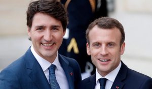 Justin Trudeau et Emmanuel Macron défendent le CETA
