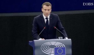 Macron pour une Europe "réinventée" : "Je ne veux pas être de la génération des somnambules"