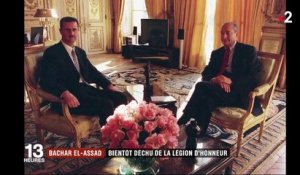 Bachar al-Assad bientôt déchu de sa Légion d'honneur