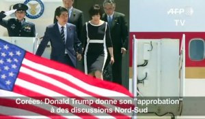 Corées: Trump donne son "approbation" à des discussions Nord-Sud