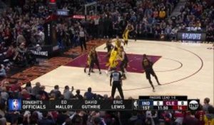 LeBron James With 16 Points in Less Than Six Minutes in the first quarter