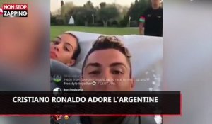 Cristiano Ronaldo : en live, il annonce qu'il aime l'Argentne (Vidéo)