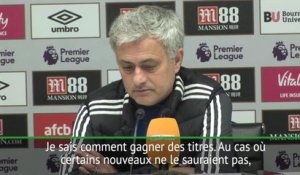 35e j. - Mourinho : "Je sais comment gagner des titres"