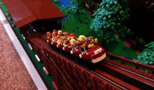 Ces montagnes russes en LEGO sont géniales - Roller coaster LEGO