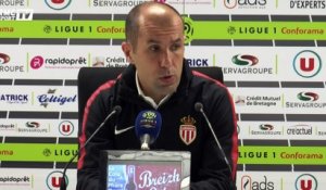 Monaco - Jardim déplore l’attitude de ses joueurs face à Guingamp
