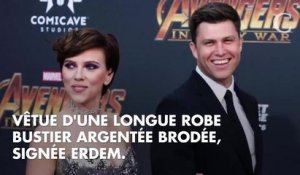 PHOTOS. Scarlett Johansson amoureuse : elle officialise avec son chéri sur tapis rouge