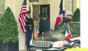 Washington : le couple Macron reçu à la Maison Blanche