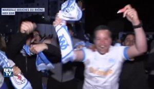 La liesse dans les rues de Marseille après la victoire en demi-finale aller de l’Europa League