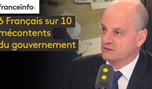 6 Français sur 10 mécontents du gouvernement : "Si les Français ne perçoivent pas pleinement le sens de l'action, on doit le prendre en compte. Peut-être que nous ne le faisons pas assez", considère Jean-Michel Blanquer #8h30politique