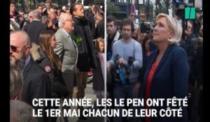 Marine et Jean-Marie Le Pen rendent hommage à Jeanne d'Arc, chacun de leur côté
