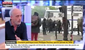 Philippe Poutou justifie les violences en marge des manifestations du 1er mai (vidéo)