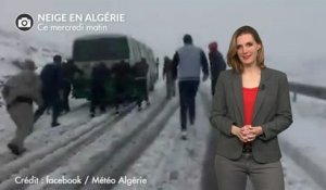Algérie et Maroc : neige tardive