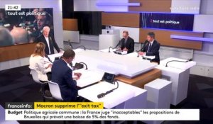 Suppression de "l'exit tax" : "On ne peut pas laisser des classes moyennes surtaxées et des très riches qui s'en sortent à bon compte", estime Gilles Platret (LR)