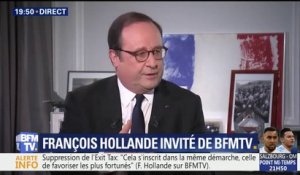 "Je me suis sacrifié et je ne le regrette pas" confirme François Hollande sur le retrait de sa candidature à la Présidentielle de 2017
