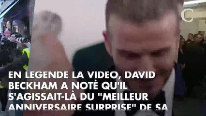 Video David Beckham Emu Par La Surprise De Son Fils Aine Pour Son Anniversaire Sur Orange Videos