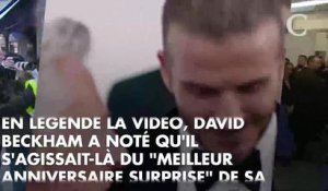 VIDEO. David Beckham ému par la surprise de son fils aîné pour son anniversaire