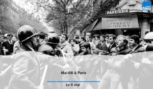 Mai-68 à Paris,  le 6 mai