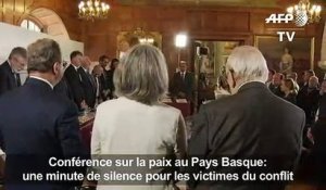 ETA: minute de silence à la conférence sur la paix